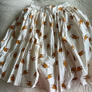 Hearts & Found Orange cat dress